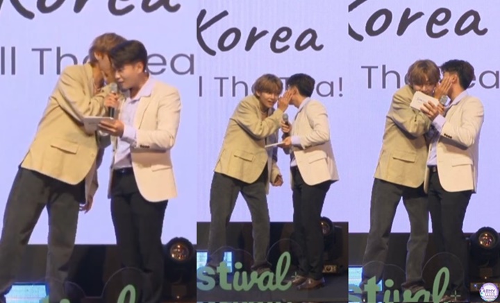Bisik-bisikan dengan V BTS, Jang Hansol Auto Trending Hingga Bikin Iri