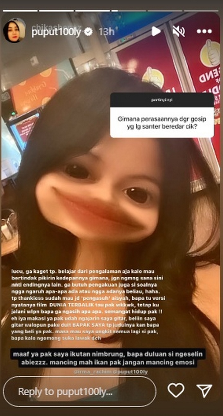 Sindiran Menohok adik Tiri Vanessa Angel