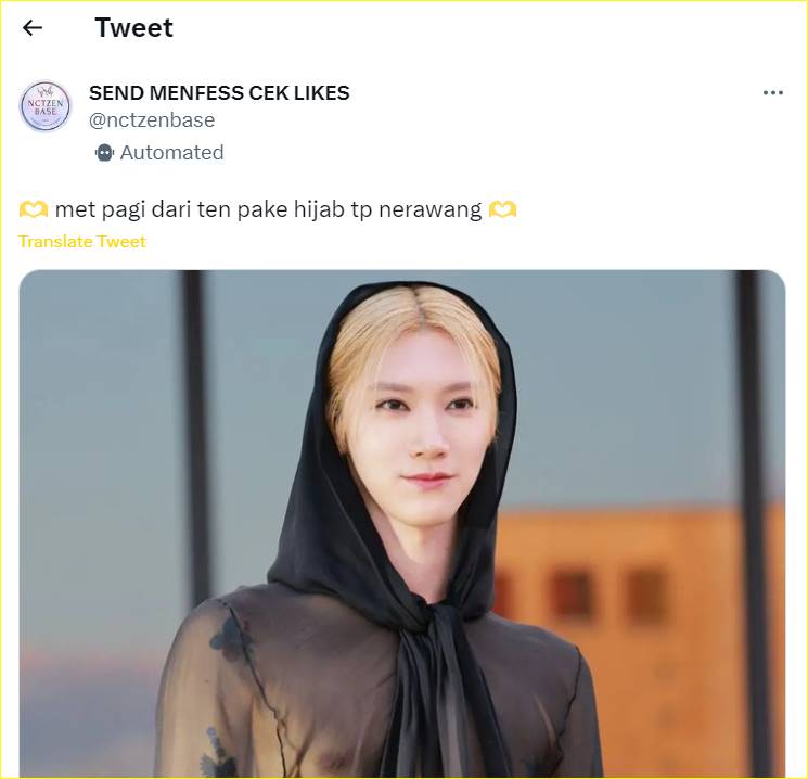 Ten NCT/WayV menjadi perbincangan para penggemar