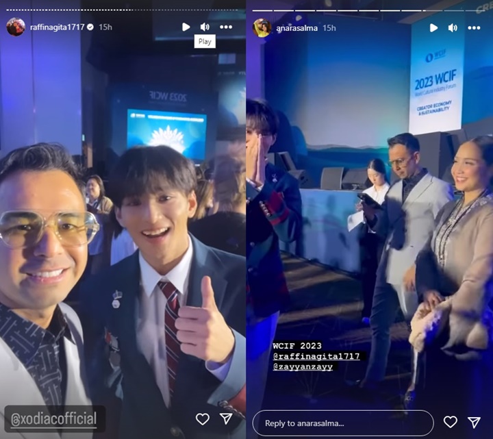 Perdana Ketemu, Raffi Ahmad dan Nagita Slavina Buat Zayyan XODIAC Tersipu Malu