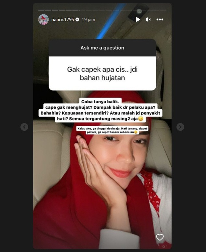 Sering Jadi Bahan Hujatan, Ria Ricis Beri Sentilan Makjleb Untuk Haters