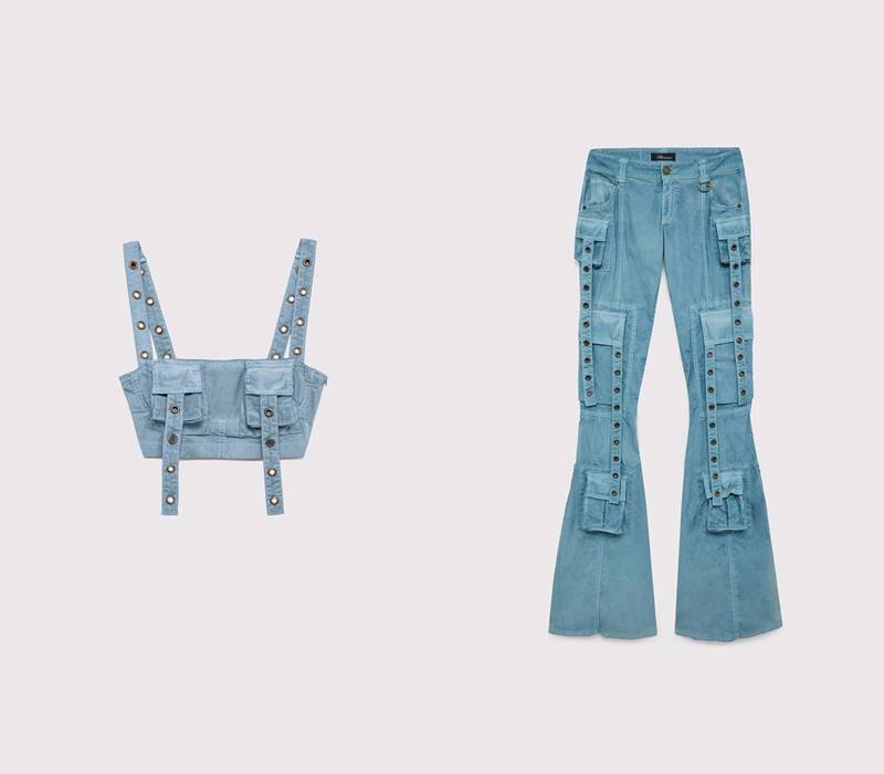 Winter aespa, Kazuha LE SSERAFIM, dan Danielle NewJeans memakai koleksi Blumarine
