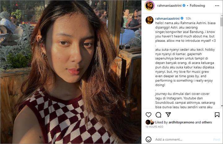 Kiprahnya Dipertanyakan Usai Terpilih Tampil Di Konser Coldplay, Respons Rahmania Astrini Elegan