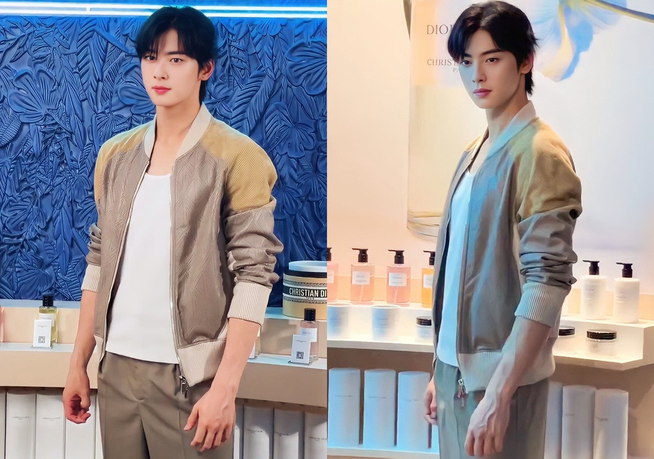 Cha Eun Woo Pancarkan 2 Vibe Memikat Berbeda Dalam Sehari Di Acara DIOR Singapura
