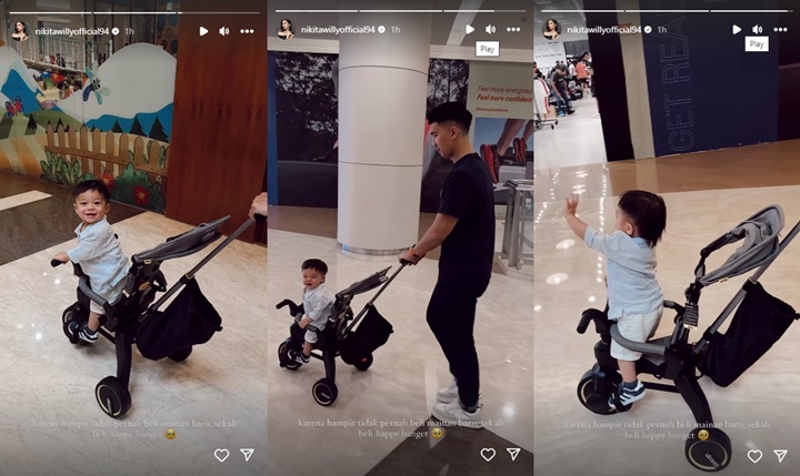 Anak Konglomerat, Issa Putra Nikita Willy Kelewat Girang Saat Dibelikan Mainan Baru