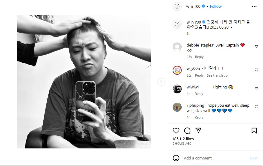 Jadi Member Terakhir WINNER Yang Wamil, Kang Seung Yoon Pamer Kelapa Plontos