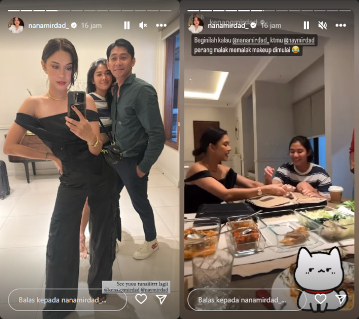Biasa Akur, Nana dan Naysila Mirdad Perang Rebutan Makeup Bikin Ngakak