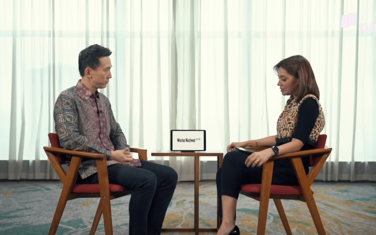 Ngonten Bareng, Najwa Shihab dan CEO TikTok Tampan Menjelma Bak Couple Hits