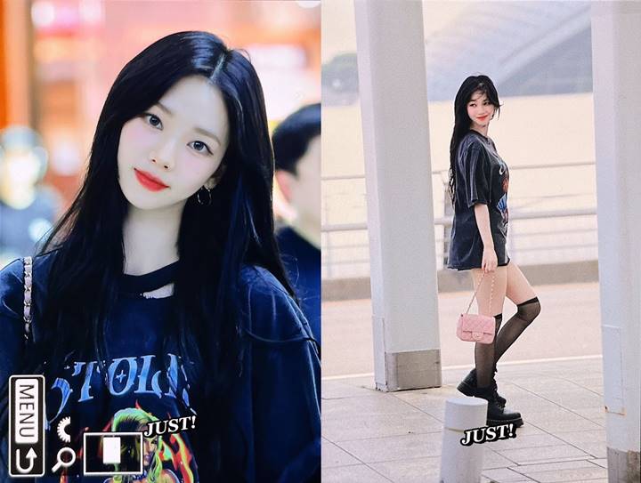Karina aespa Usung Gaya Punk Rock Saat Berangkat ke Indonesia Karina aespa Usung Gaya Punk Rock Saat Berangkat ke Indonesia