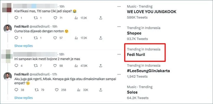Kerap Akting Poligami, Fedi Nuril Trending Usai Goda Netter Soal Film Barunya