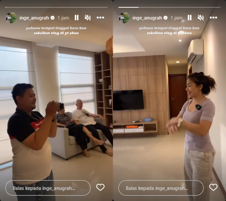 Pisah Dari Ari Wibowo, Inge Anugrah Spill Tempat Tinggal Baru yang Homey Banget