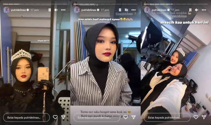 Biasa Tampil Natural, Putri Delina Dandan Glamor Ala Black Swan Sukses Bikin Pangling Biasa Tampil Natural, Putri Delina Dandan Glamor Ala Black Swan Sukses Bikin Pangling  Biasa Tampil Natural, Putri Delina Dandan Glamor Ala Black Swan Sukses Bikin Pangling