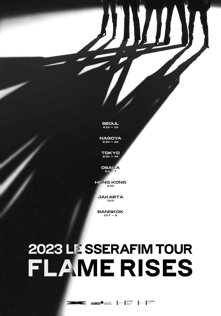 LE SSERAFIM Umumkan Tur \'FLAME RISES\', Jakarta Kebagian Oktober 2023