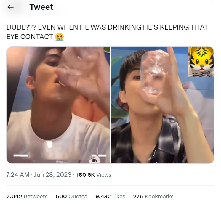Mark Lee NCT viral karena tidak melepas pandangan ketika fancall