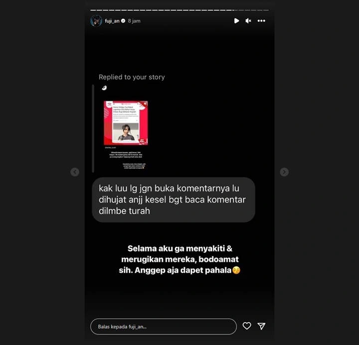 Fuji An Malah Dihujat Soal Kabar Dirugikan Miliaran Rupiah Oleh Mantan Rekan Kerja, Balasannya Telak