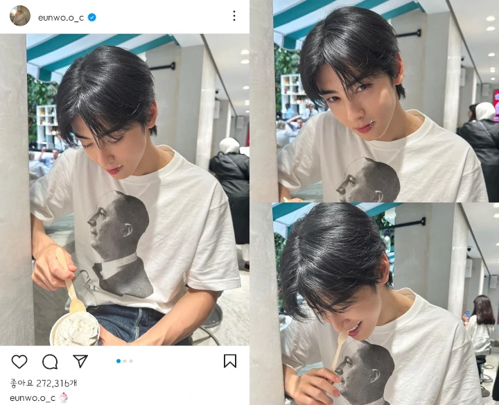 Cha Eunwoo ASTRO Tetap Ganteng Sempurna Meski Makan Es Krim Belepotan Cha Eunwoo ASTRO Tetap Ganteng Sempurna Meski Makan Es Krim Belepotan Cha Eunwoo ASTRO Tetap Ganteng Sempurna Meski Makan Es Krim Belepotan