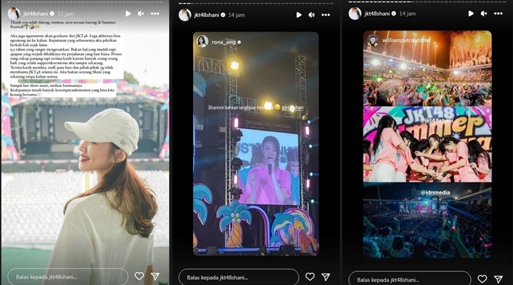 Momen Shani Umumkan Lulus Dari JKT48 di Atas Panggung Banjir Air Mata