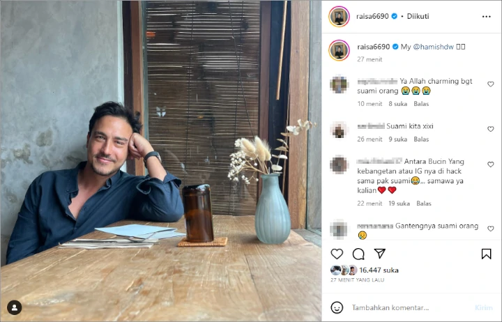 Momen Langka Raisa Bucinin Hamish Daud