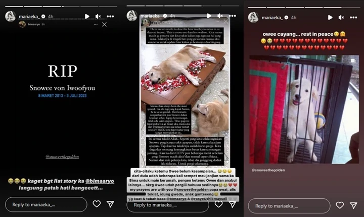 Mirriam Eka Istri Julian Jacob Nyesek Kala Bagikan Kabar Duka