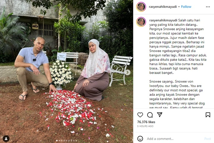 Mirriam Eka Istri Julian Jacob Nyesek Kala Bagikan Kabar Duka