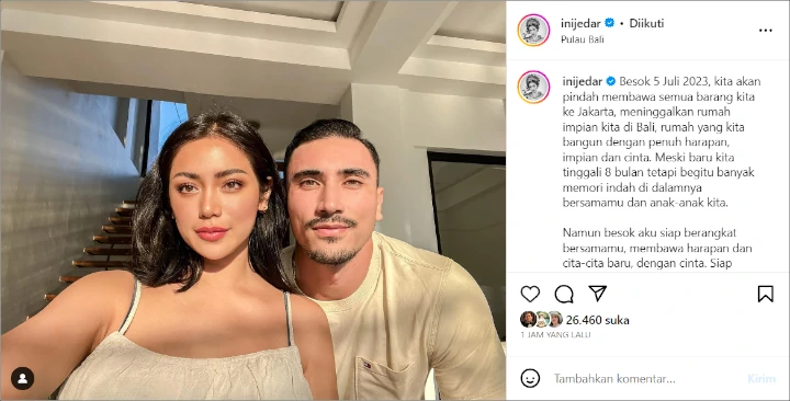 Jessica Iskandar Umumkan Tanggal Pindahan ke Jakarta, Siap Tinggalkan Rumah Impian di Bali