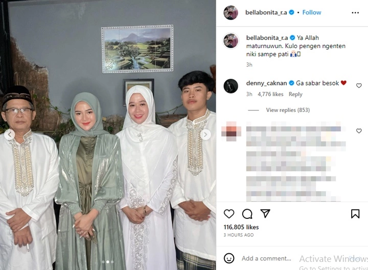 Nikah Besok, Denny Caknan dan Bella Bonita Pamer Persiapan Sebelum Jadi Manten
