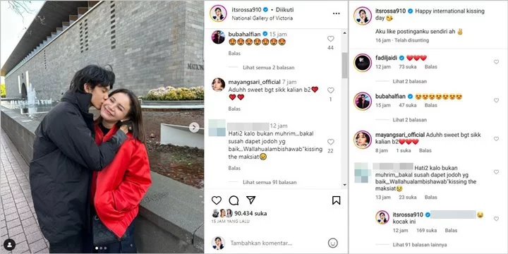 Rossa Mendadak Dinasihati Soal Jodoh Usai Pamer Foto Dicium Sang Putra, Sang Artis Ngakak