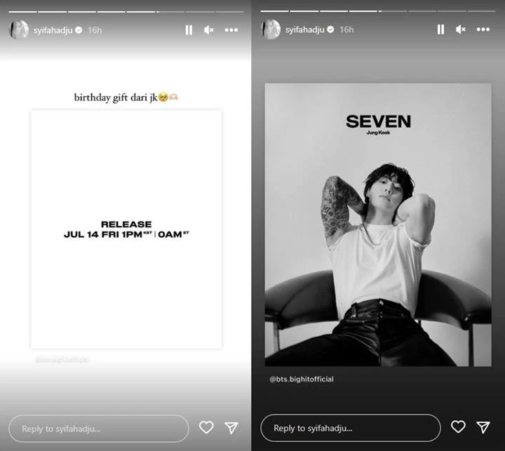Syifa Hadju Bahagia Bakal Dapat Hadiah Ultah Dari Jungkook BTS