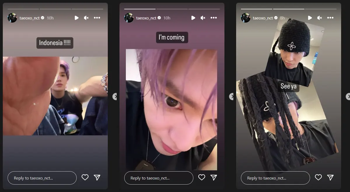post Taeyong NCT sebelum melenggang ke Jakarta