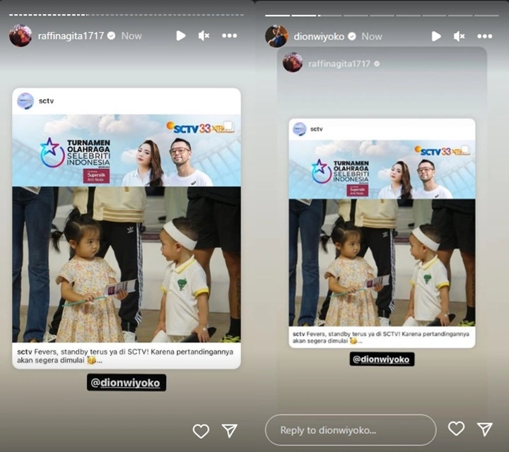 Momen Epic, Dion Wiyoko Notice Putri Cantiknya Asyik Tatap-tatapan dengan Rayyanza