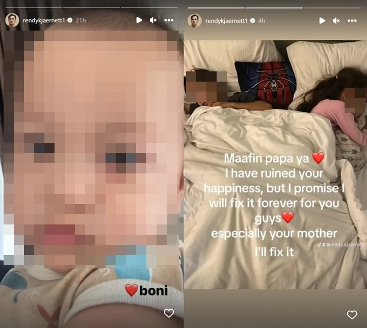 Terancam Cerai, Rendy Kjaernett dan Lady Nayoan Kompak Janji ke Anak-anak