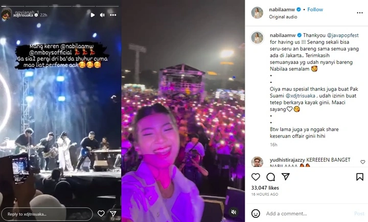 Nabila Maharani Istri Tri Suaka Dicurigai Hamil, Aksi Panggung Pecah