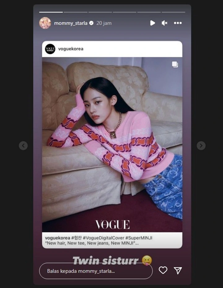 Kerap Dipuji Cantik, Inara Rusli Ngaku Kembaran Minji NewJeans