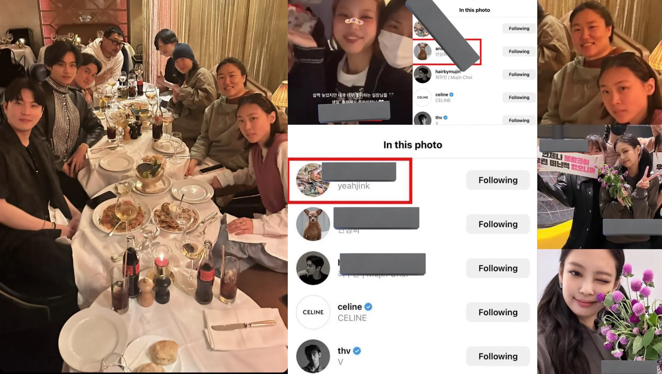 V BTS disebut foto bareng tim Jennie BLACKPINK