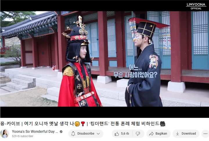 Nama Sama, Yoona SNSD & Junho 2PM Flexing Peran Bangsawan di Drama Lawas