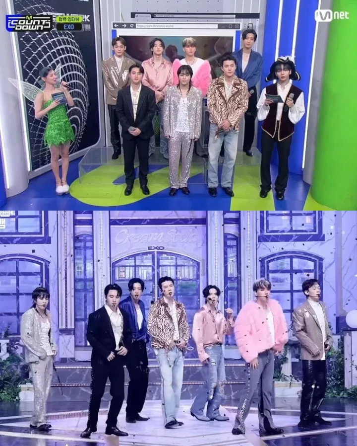 Outfit Panggung EXO di Comeback Stage \'M Countdown\' Tuai Reaksi Kecewa