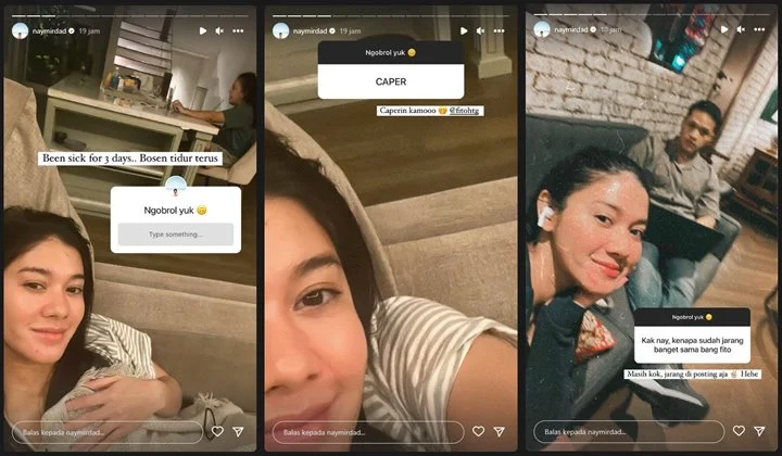 Dikira Mulai Jarang Bareng Pacar Tampan, Naysilla Mirdad Beber Faktanya