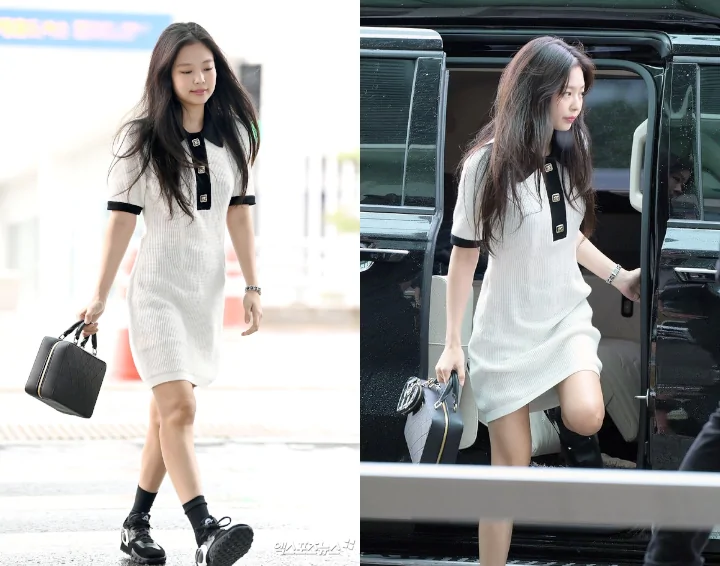 Jennei BLACKPINK Bergaya Ala Old Money, Dress Hingga Tas Bikin Kepincut