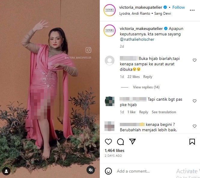 Nathalie Holscher Pamer Paha di Pemotretan Terbaru, Ramai Disayangkan