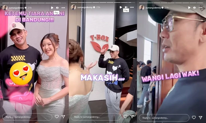 Ketemu Langsung, Denny Sumargo Puji Tiara Andini Cantik Mirip Pengantin
