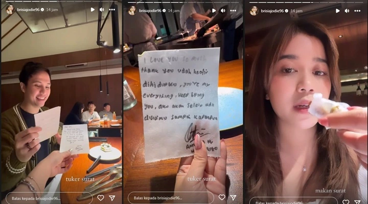Brisia Jodie Mesra Bersama Sang Kekasih, Momen Buka Kotak Cincin Bikin Deg-Degan