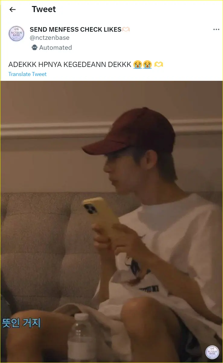 ukuran tangan Renjun NCT kala memegang ponsel disorot
