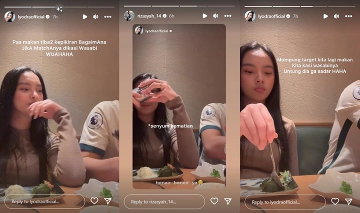 Jail Banget, Lyodra Kerjai Riza Syah Hingga Sang Pacar Melotot