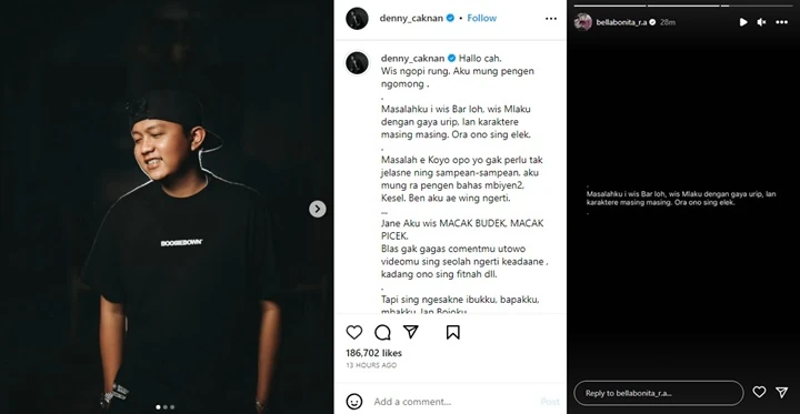 Habis Kesabaran, Denny Caknan Buru Haters yang Hina Istri dan Keluarga