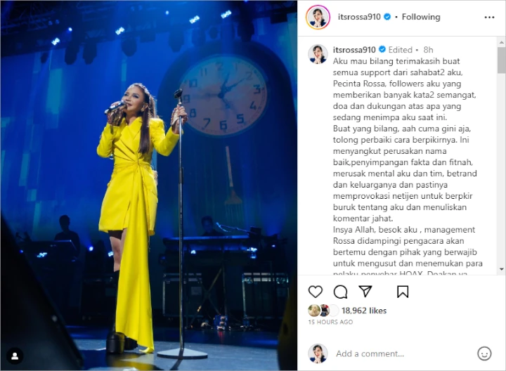 Rossa Sentil Pihak yang Sepelekan Kasus Hoaks, Singgung Mental Betrand Peto