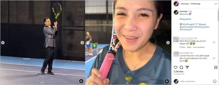 Aksi Keren Raffi Ahmad Main Tenis Pakai Setelan Jas Bikin Nagita Slavina Senyum-Senyum Sendiri Aksi Keren Raffi Ahmad Main Tenis Pakai Setelan Jas Bikin Nagita Slavina Senyum-Senyum Sendiri Aksi Keren Raffi Ahmad Main Tenis Pakai Setelan Jas Bikin Nagita Slavina Senyum-Senyum Sendiri