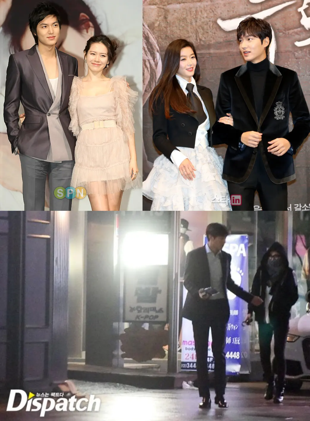 Lee Min Ho bersama dengan Son Ye Jin, Jun Ji Hyun, dan Suzy