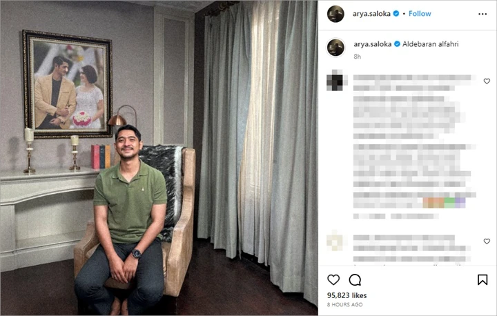 Pamit dari \'Ikatan Cinta\', Arya Saloka Pamerkan Foto Amanda Manopo