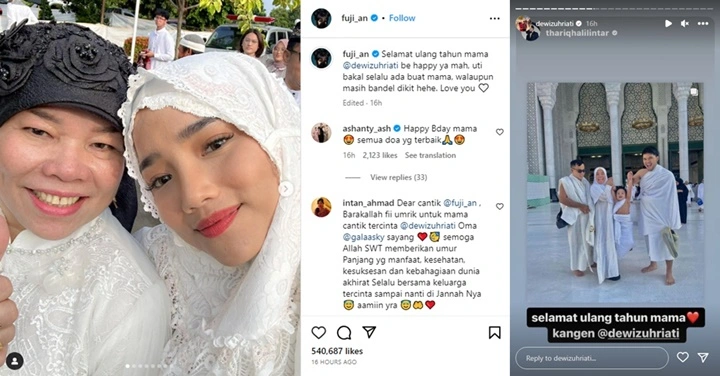 Ibu Fuji An Berderai Air Mata di Hari Ultah, Thariq Halilintar Blak-blakan Ngaku Kangen