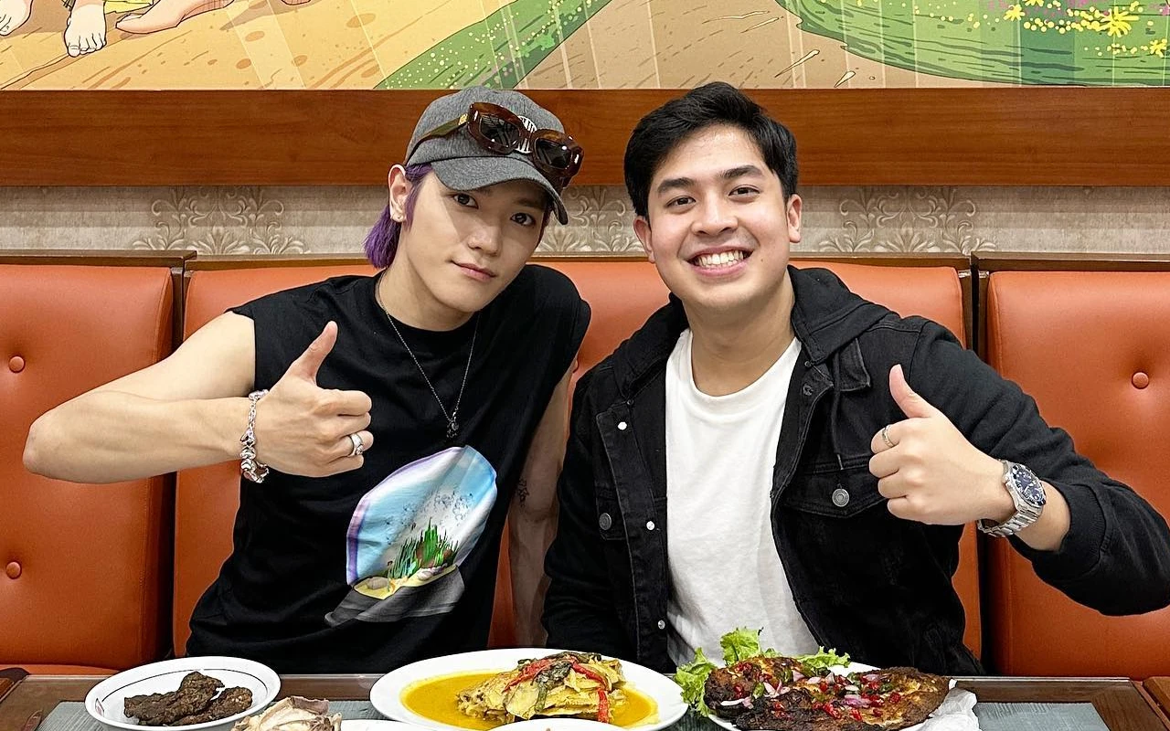 Jerome Polin Ngabrut Lihat Reaksi Beda Taeyong NCT Coba Petai dan Jengkol